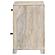 August 1-Drawer Trellis Pattern Storage Cabinet White Washed by Coaster