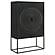 Jenna 2-door Accent Cabinet Black by Coaster