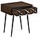 Ezra 1-drawer Rectangular Accent Side Table Coffee Brown by Coaster