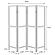 Mattison 4-Panel Room Divider Folding Shoji Screen White by Coaster