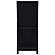 Windrose 28 x 67 Inch Tempered LED Standing Mirror Black by Coaster