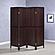 Deepika 4-panel Folding Screen Tobacco and Cappuccino by Coaster