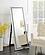 Novak Rectangular Cheval Floor Mirror Silver by Coaster