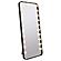 Canton 32 x 71 Inch LED Standing Mirror w/Speakers Black by Coaster