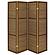 Browning 4-panel Bamboo Room Divider Folding Screen Walnut by Coaster