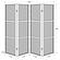 Browning 4-panel Bamboo Room Divider Folding Screen Walnut by Coaster