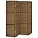 Browning 4-panel Bamboo Room Divider Folding Screen Walnut by Coaster