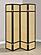 Pearce 4-panel Bamboo Room Divider Folding Screen Natural by Coaster
