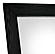 Cadence Tempered Glass Full Length Standing Mirror Black Oak by Coaster