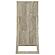 Cadence Tempered Glass Full Length Mirror Grey Washed Oak by Coaster