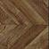 Marlene Herringbone Pattern 3-panel Screen Rustic Tobacco and Black by Coaster