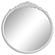 Sylvie French Provincial Round Wall Floor Mirror White by Coaster