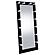 Zayan Full Length Floor Mirror w/Lighting Black High Gloss by Coaster