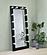 Zayan Full Length Floor Mirror w/Lighting Black High Gloss by Coaster