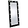 Zayan Full Length Floor Mirror w/Lighting Black High Gloss by Coaster