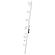 Zayan Full Length Floor Mirror w/Lighting White High Gloss by Coaster