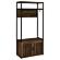Quincy 2-door Engineered Wood Hall Tree Dark Pine and Black by Coaster