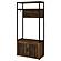 Quincy 2-door Engineered Wood Hall Tree Dark Pine and Black by Coaster
