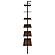 Owens 96-inch 6-Shelf Wall Bookshelf Walnut by Coaster