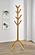 Margaret Solid Wood Coat Rack Clothing Hanger Natural Oak by Coaster
