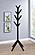 Margaret Solid Wood Coat Rack Clothing Hanger Black by Coaster