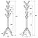 Margaret Solid Wood Coat Rack Clothing Hanger Cappuccino by Coaster