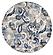 Calla Grey/Blue Leila Area Rug by KAS Rugs