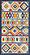 Calla Ivory/Multi Aztec Area Rug by KAS Rugs