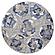 Calla Grey/Blue Flora Area Rug by KAS Rugs