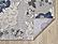 Calla Grey/Blue Floral Vine Area Rug by KAS Rugs