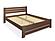 Carolina Eco Natural Platform Bed - Chemical Free w/Hand-Rubbed Oil Finish by Comfort Pure