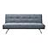 Serta&reg; Carson Convertible Futon in Light Gray by Lifestyle