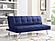 Serta&reg; Carson Convertible Futon in Navy by Lifestyle