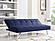 Serta&reg; Carson Convertible Futon in Navy by Lifestyle