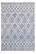 Chloe Blue Ivory Geo Area Rug by KAS Rugs