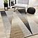Cora Grey Black Brown Spiky Geometric Design Rug by Kalora