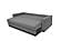 Country Modern Sofa Bed Sleeper (Queen Size) Perfect Dark Gray by Prestige Furnishings
