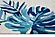 Cove Ivory/Blue Tropics Area Rug by KAS Rugs