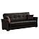 [Floor Sample] Diva Brown PU Leatherette Sofa Bed by Casamode