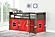 Barn Door Low Loft Brushed Shadow w/Red Tent Kit by Donco