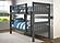 Twin/Twin Mission Bunkbed Dark Grey by Donco