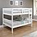Full/Full Mission Bunk Bed White by Donco
