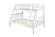 Twin/Full Mission Bunk Bed White by Donco