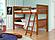 Mission Bunkbed Espresso With Slat Kit by Donco