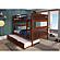 Mission Bunkbed Full/Full Espresso by Donco