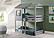 Deer Blind Bunk Rustic Light Grey by Donco