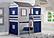 Deer Blind Bunk Rustic Grey w/Blue Tent Kit by Donco