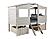 Twin Tree House Loft Rustic Sand w/Drawers by Donco