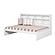 Full Bookcase Day Bed In White by Donco
