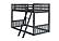 T/T Bunkbed Dark Grey by Donco